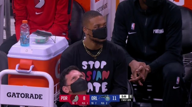 华体会体育-周琦说NBA有亚裔歧视？瀚森大哥利拉德5年前曾表态：停止亚裔歧视